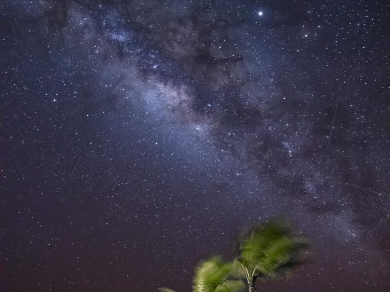 Dark nights are perfect for viewing the Milkyway